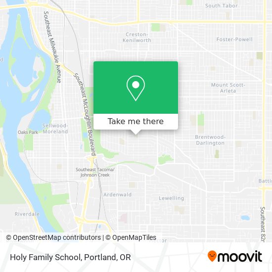 Mapa de Holy Family School