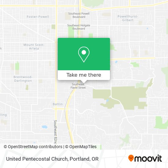 United Pentecostal Church map