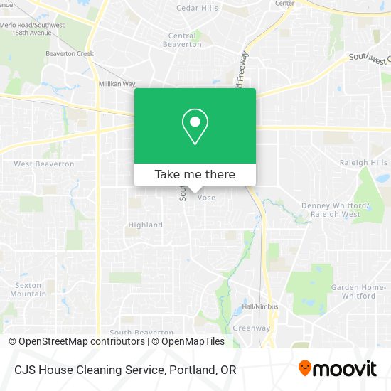 Mapa de CJS House Cleaning Service