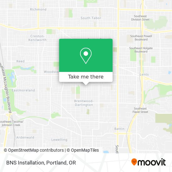 BNS Installation map