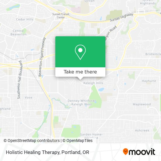 Mapa de Holistic Healing Therapy