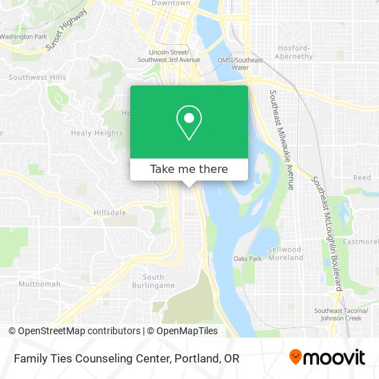 Mapa de Family Ties Counseling Center