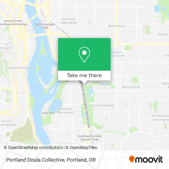 Mapa de Portland Doula Collective