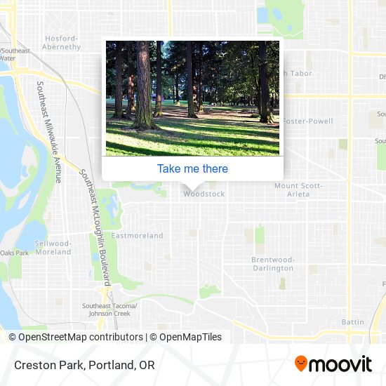 Creston Park map