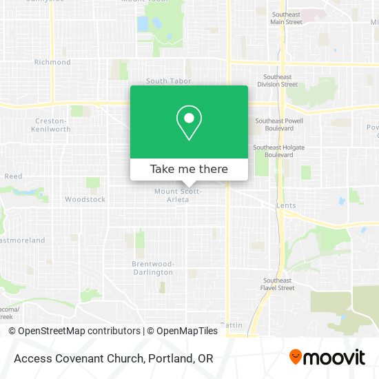 Access Covenant Church map