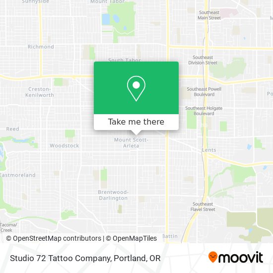 Mapa de Studio 72 Tattoo Company