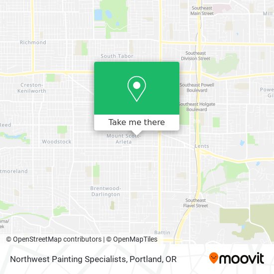 Northwest Painting Specialists map