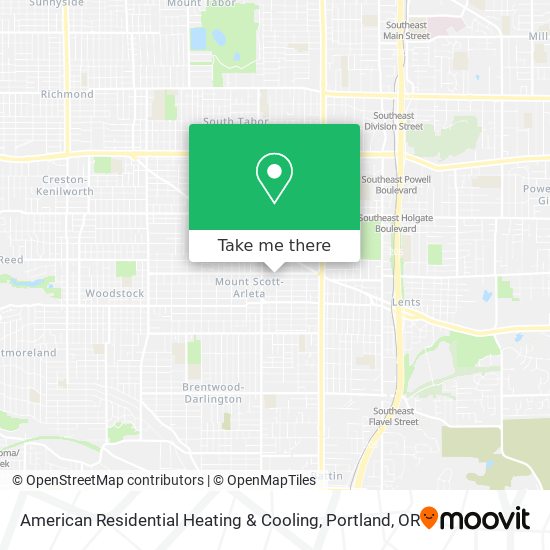 Mapa de American Residential Heating & Cooling