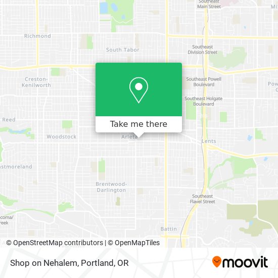 Shop on Nehalem map