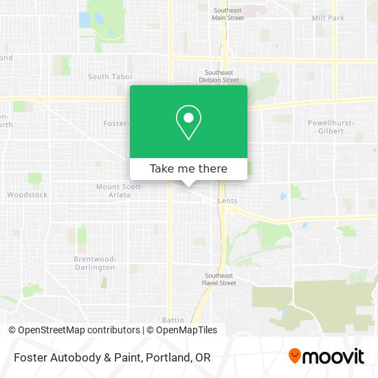 Foster Autobody & Paint map