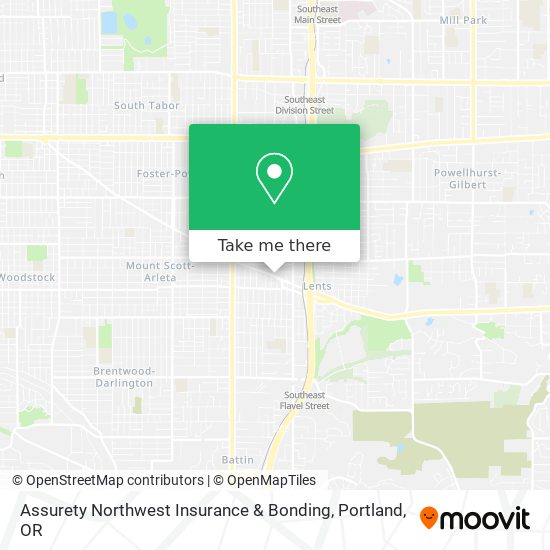 Mapa de Assurety Northwest Insurance & Bonding