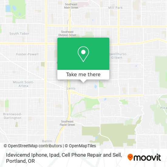 Mapa de Idevicemd Iphone, Ipad, Cell Phone Repair and Sell