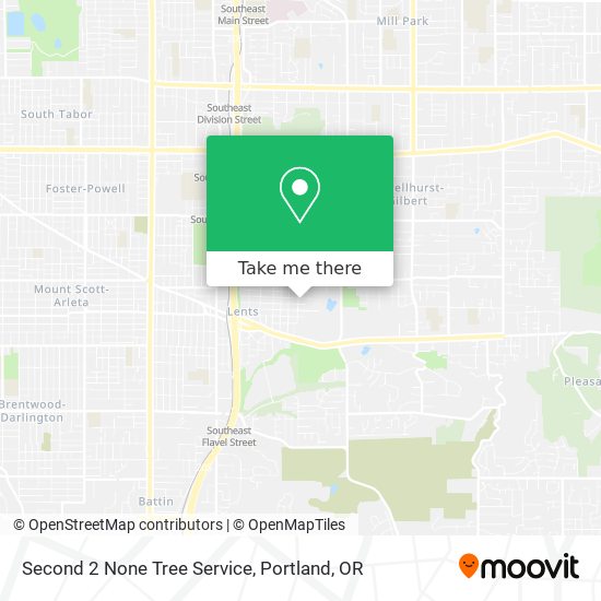 Second 2 None Tree Service map