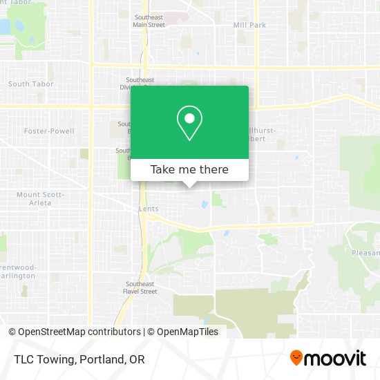 Mapa de TLC Towing