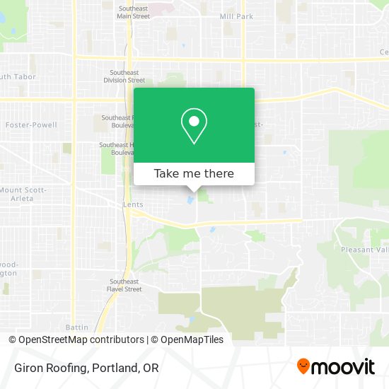 Giron Roofing map