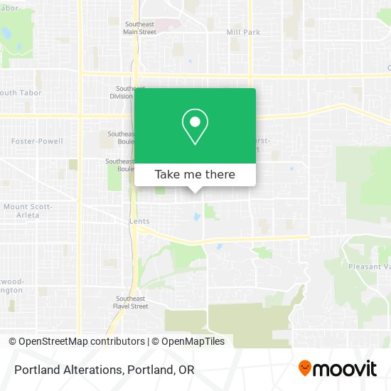 Mapa de Portland Alterations