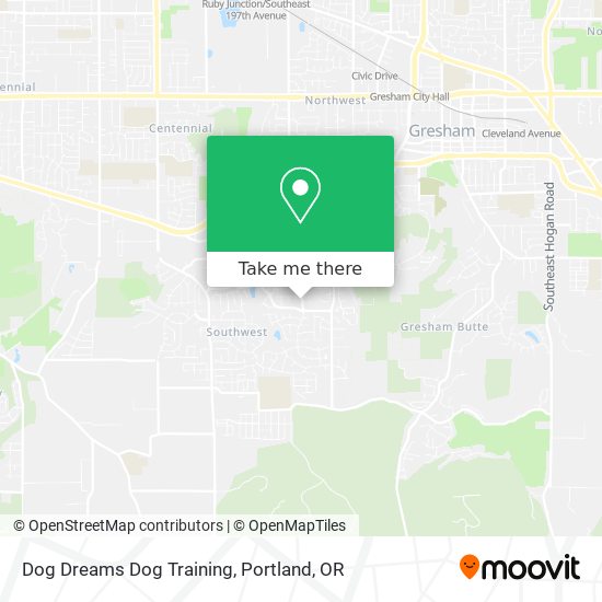 Mapa de Dog Dreams Dog Training