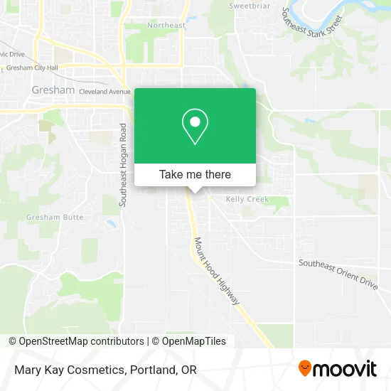 Mary Kay Cosmetics map