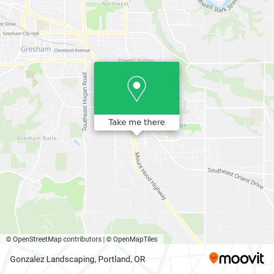 Gonzalez Landscaping map