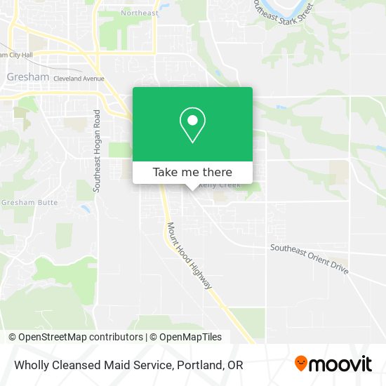 Wholly Cleansed Maid Service map