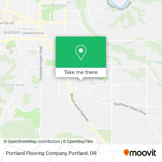 Portland Flooring Company map