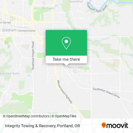 Integrity Towing & Recovery map
