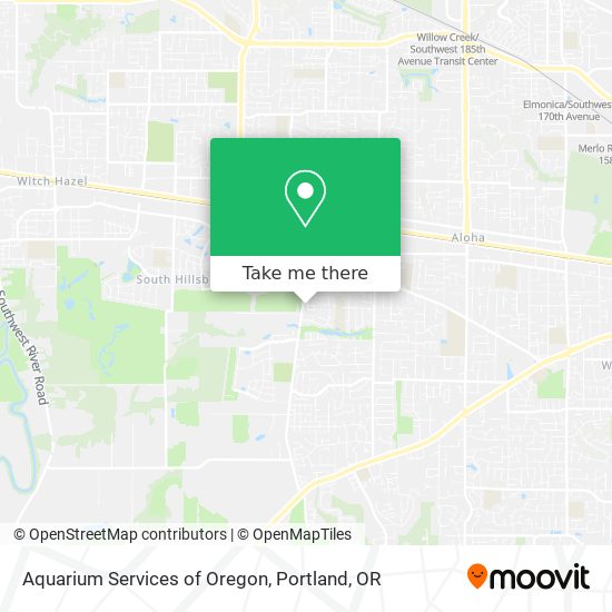 Mapa de Aquarium Services of Oregon