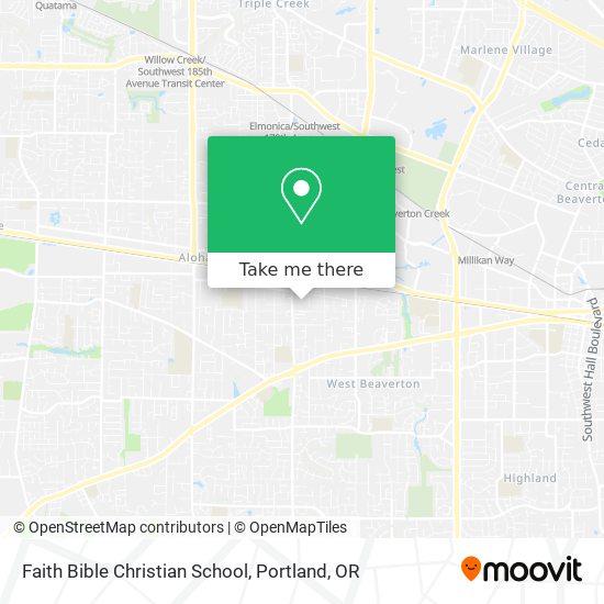Faith Bible Christian School map