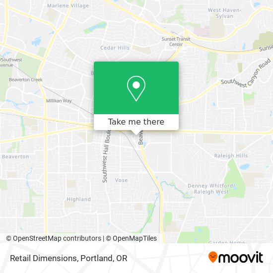 Mapa de Retail Dimensions