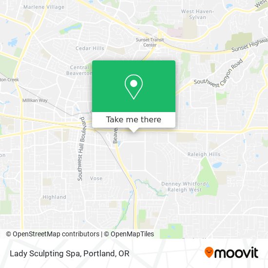 Lady Sculpting Spa map