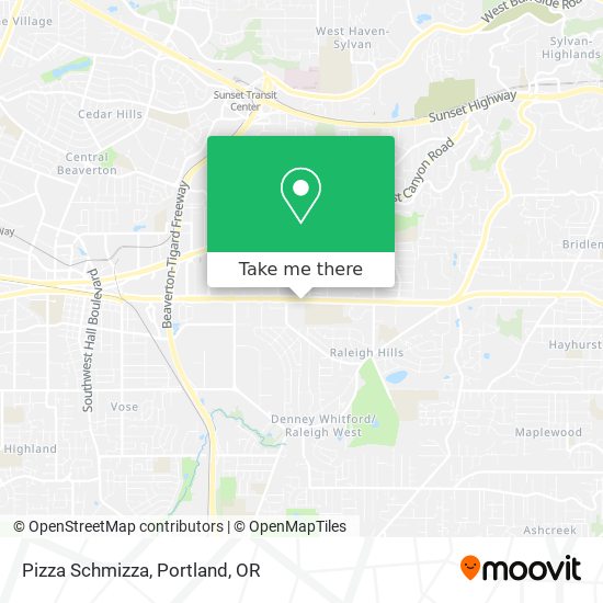 Pizza Schmizza map