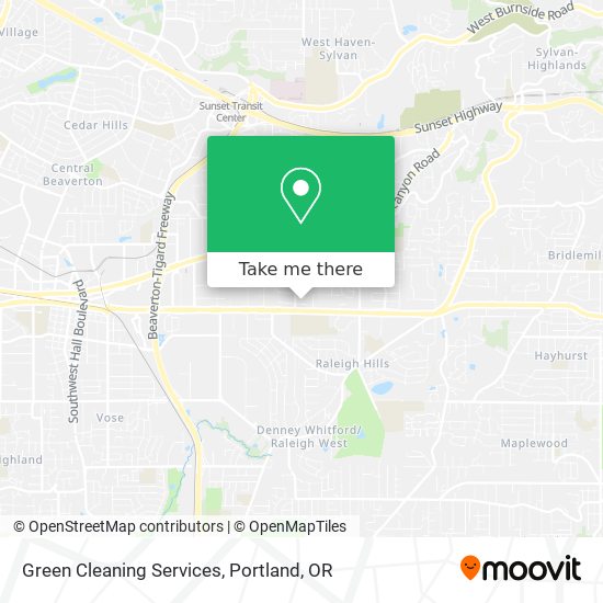 Green Cleaning Services map
