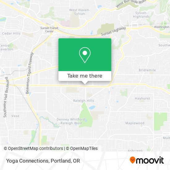 Yoga Connections map