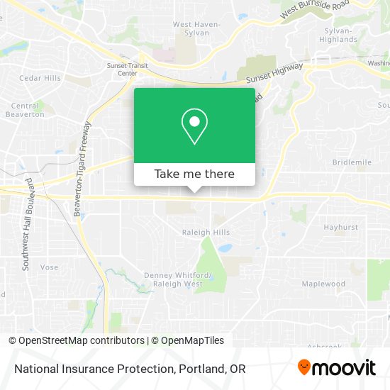 National Insurance Protection map