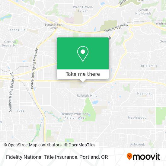 Fidelity National Title Insurance map