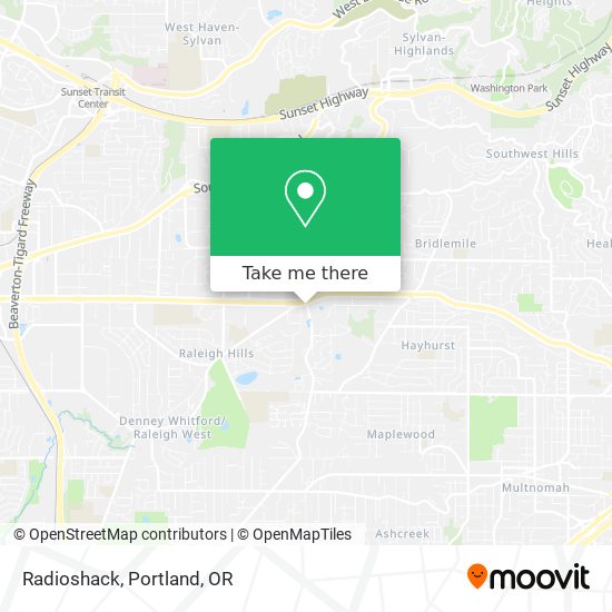 Radioshack map