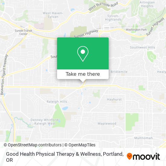 Mapa de Good Health Physical Therapy & Wellness