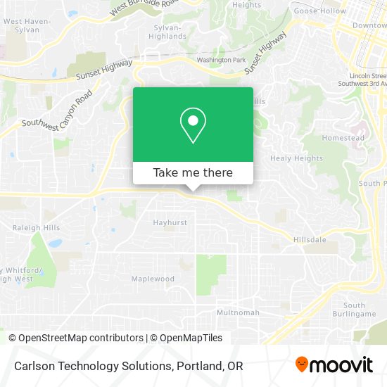 Mapa de Carlson Technology Solutions
