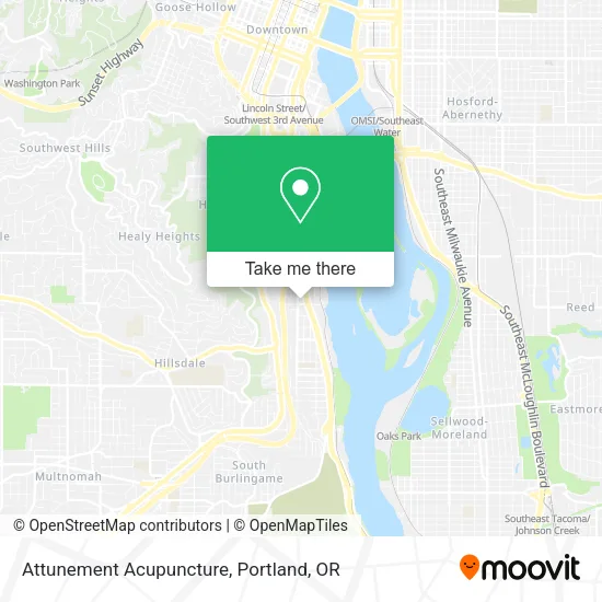 Attunement Acupuncture map