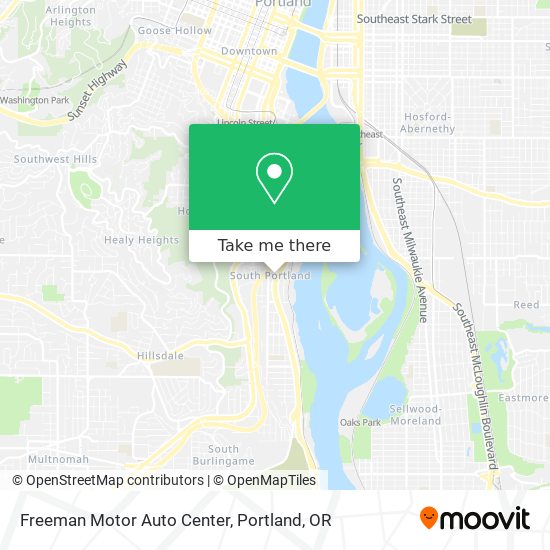 Freeman Motor Auto Center map