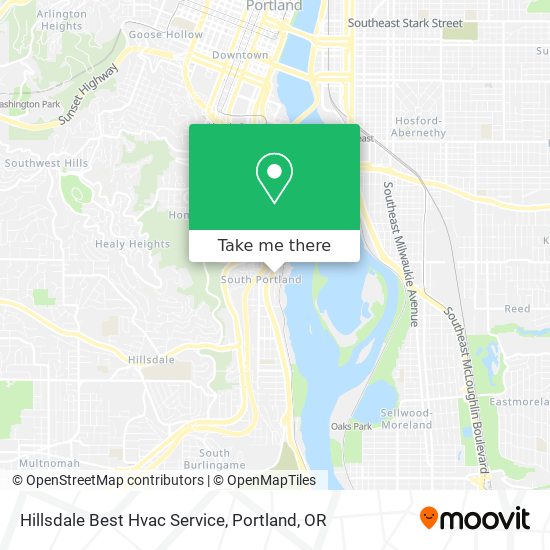 Mapa de Hillsdale Best Hvac Service