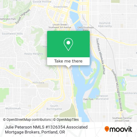 Julie Peterson NMLS #1326354 Associated Mortgage Brokers map