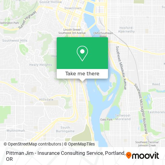 Pittman Jim - Insurance Consulting Service map