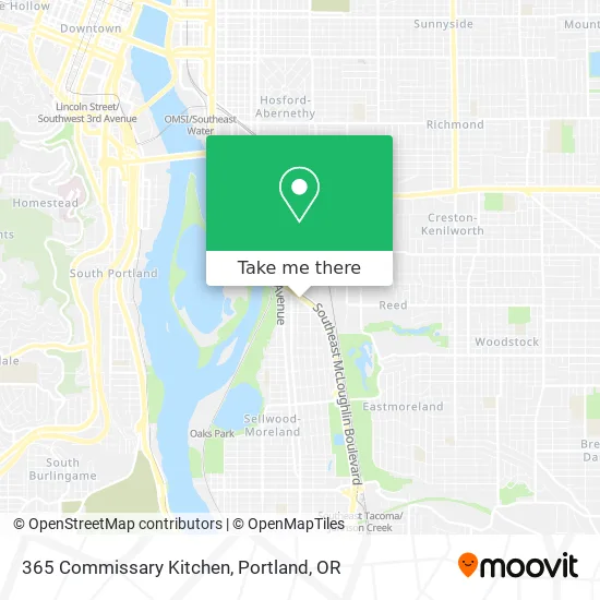 365 Commissary Kitchen map