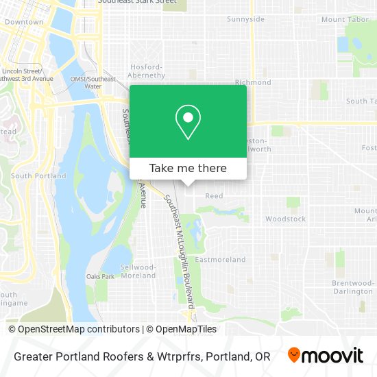 Mapa de Greater Portland Roofers & Wtrprfrs