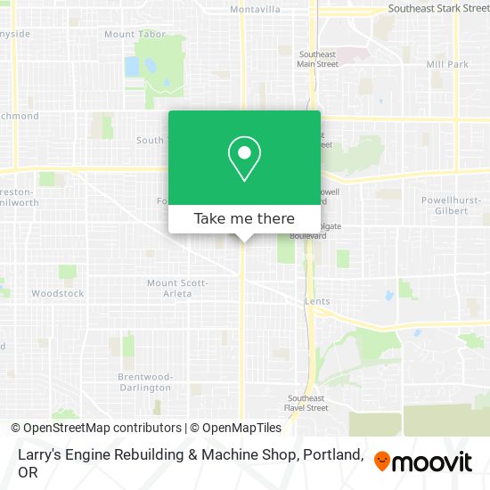 Larry's Engine Rebuilding & Machine Shop map