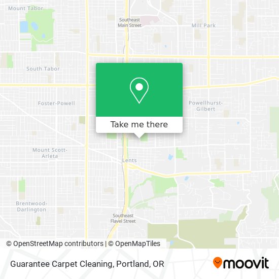 Guarantee Carpet Cleaning map