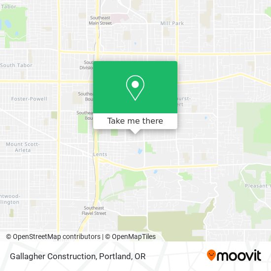 Gallagher Construction map