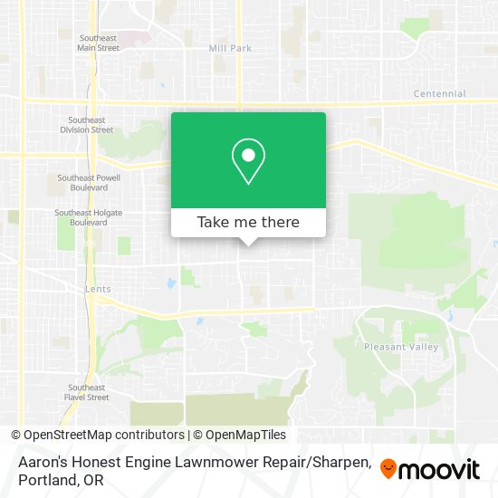 Aaron's Honest Engine Lawnmower Repair / Sharpen map