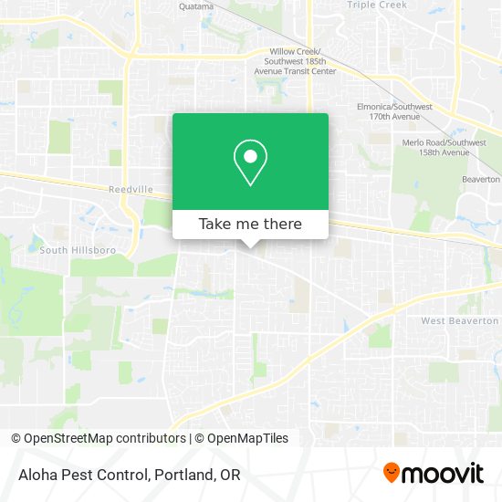 Aloha Pest Control map